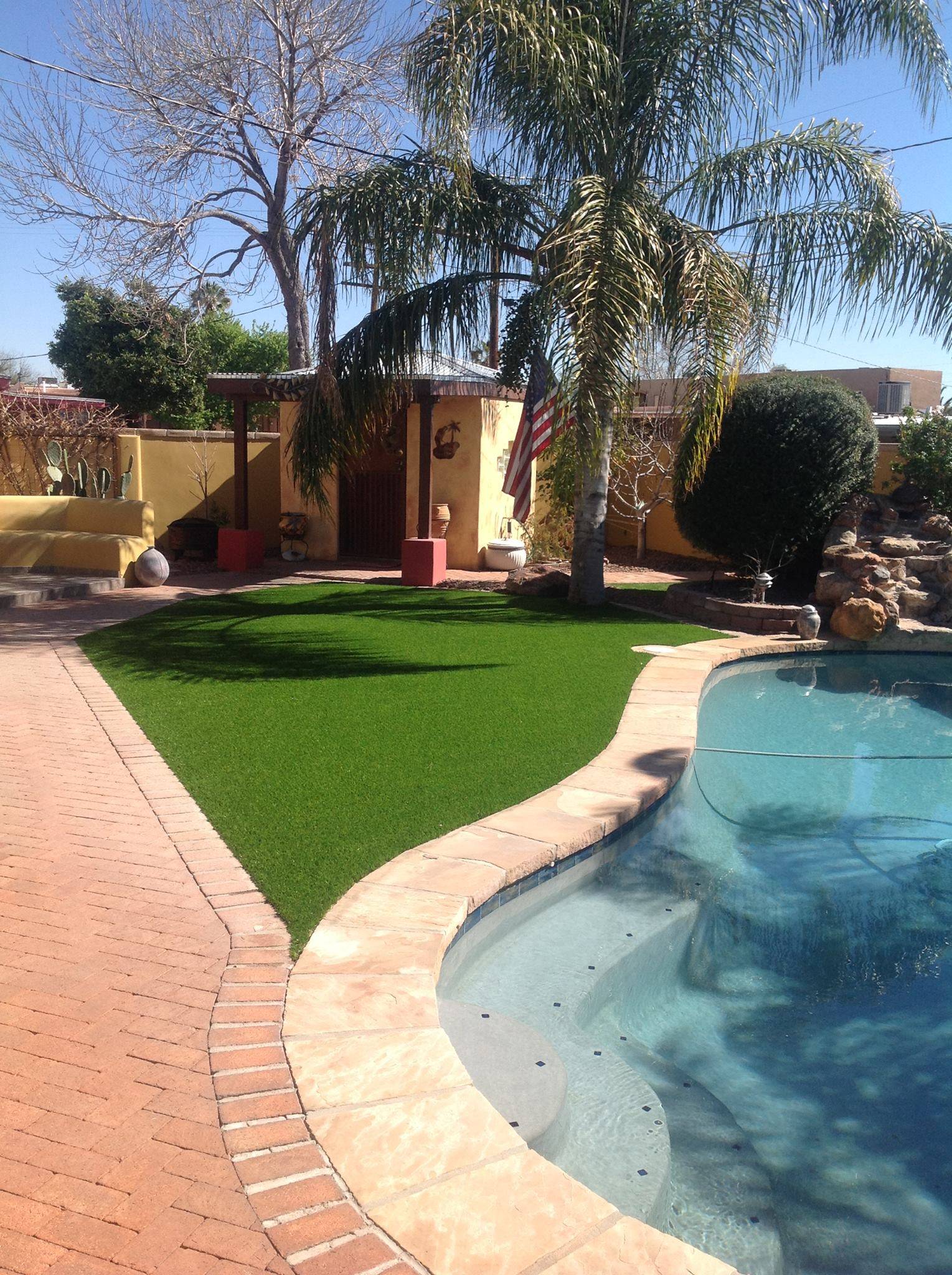 Backyard Oasis Artificial grass - Tucson Turf